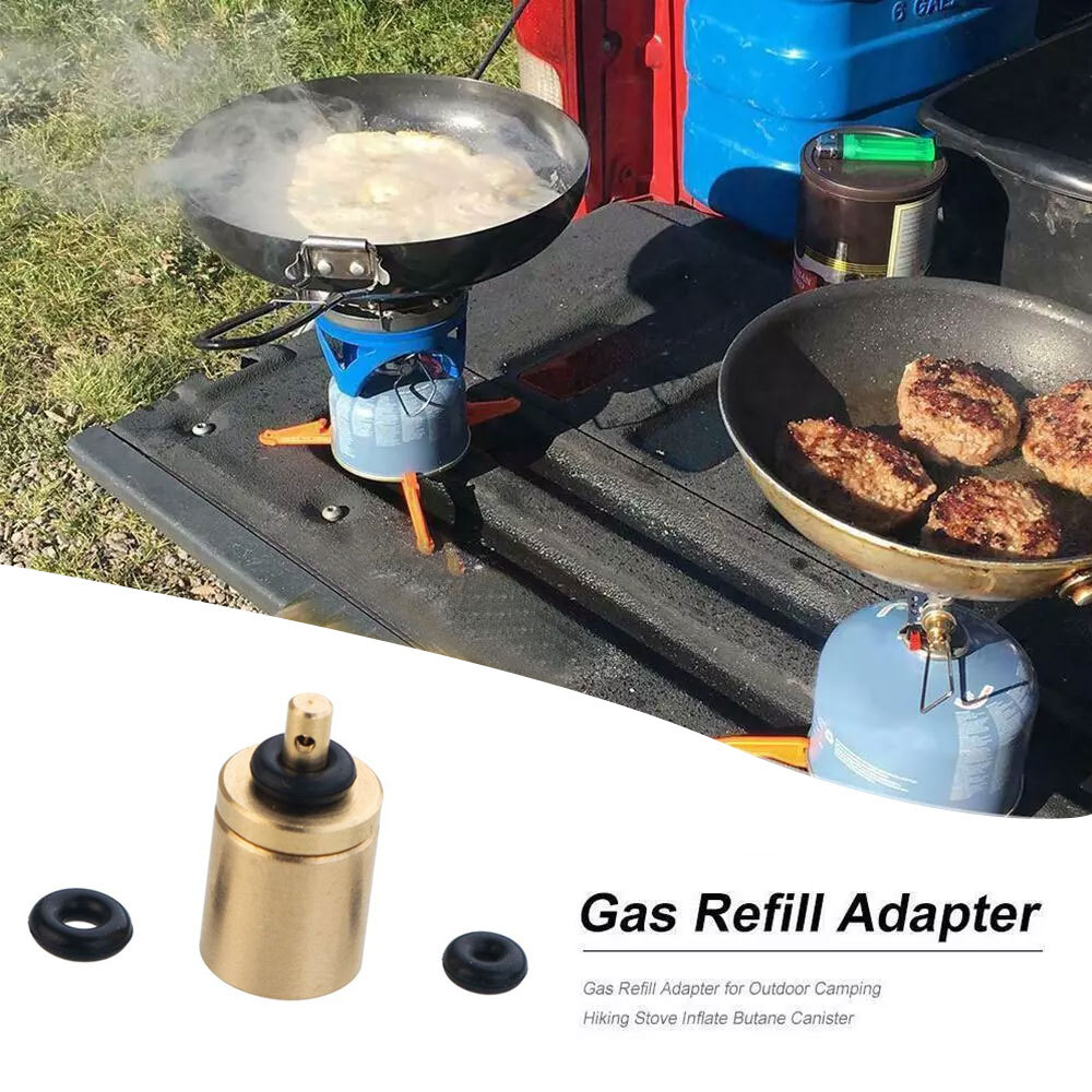 1Pc Gas Canister Tank Refill Adapter Stove Cylinder Butane For BBQ 1.7*0.8cm