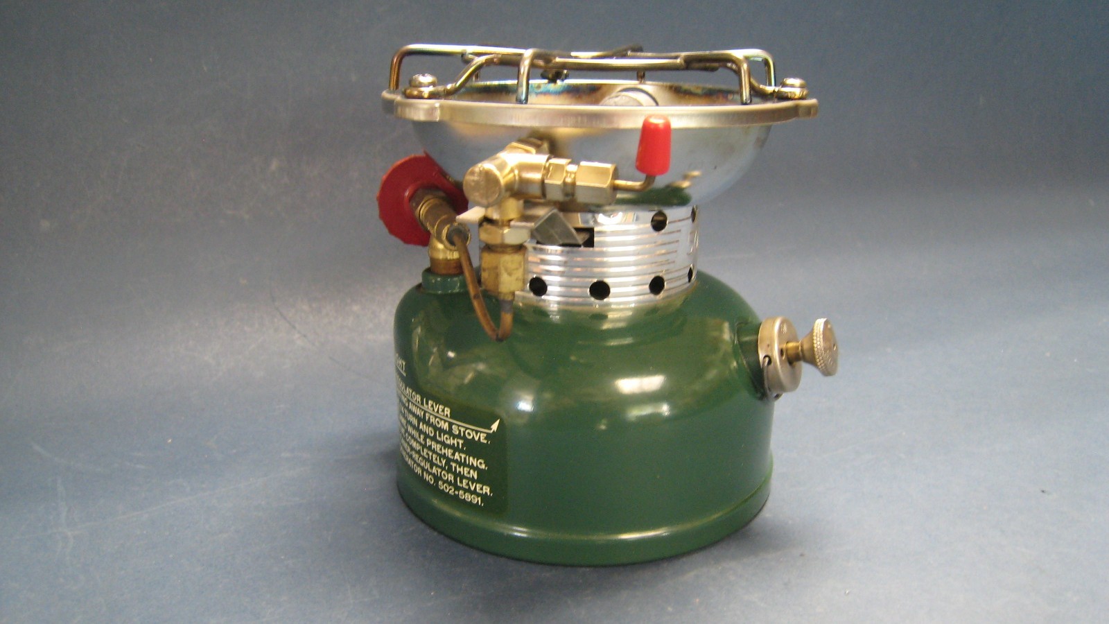 Vintage Coleman Sportster 502 Camp Stove w Box & papers Working & Excellent 1965