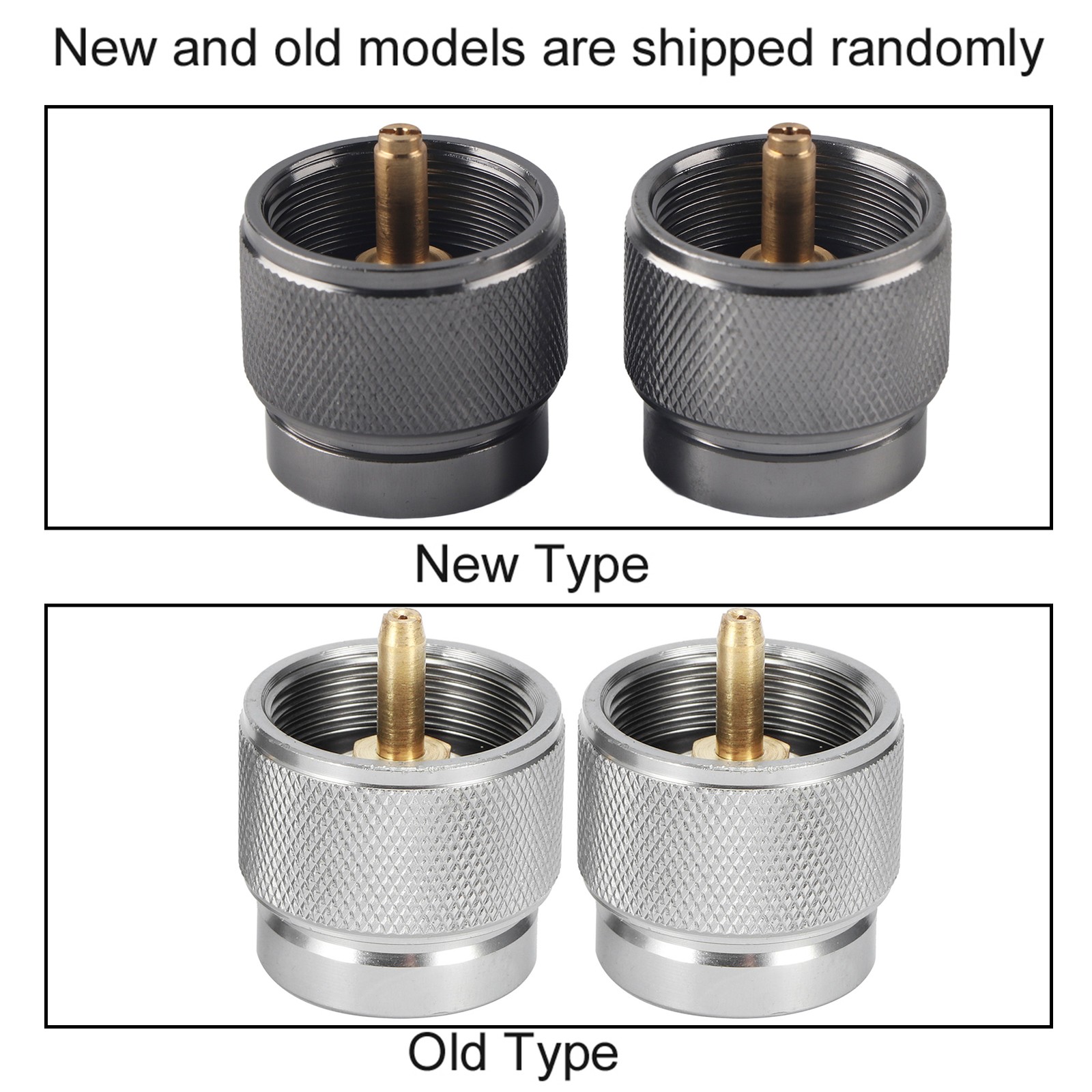 2Pcs G3/4 DN20 FNPT Outdoor Camping Stove Flat Tanks Converter Gas Charging