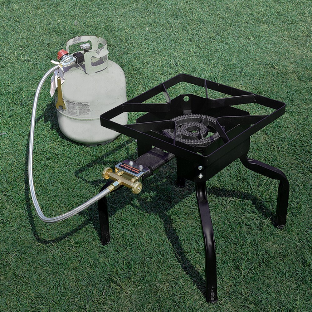 High BTU Single Propane Burner For Outdoor Cooking Gas Camp Stove