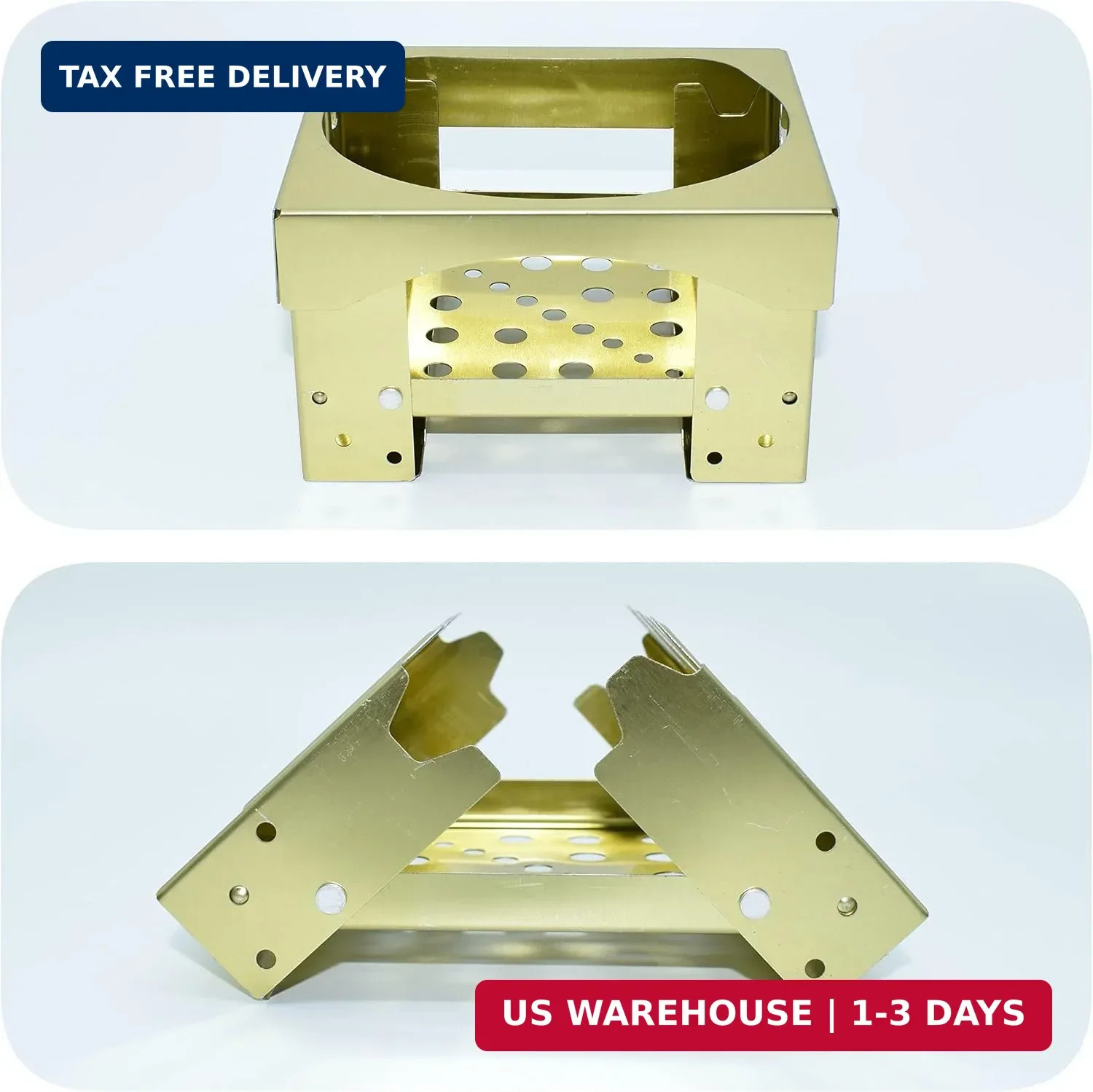 Ultralight Camp Mini Pocket Folding Stove for Backpacking Camping Hunting