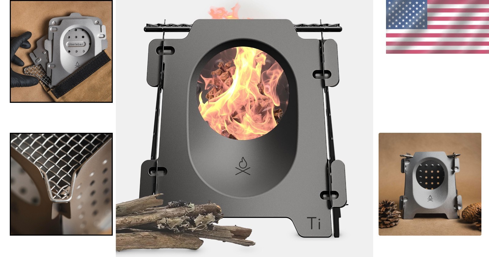 Ultralight Wood Stove – Portable Titanium Camping Essentials