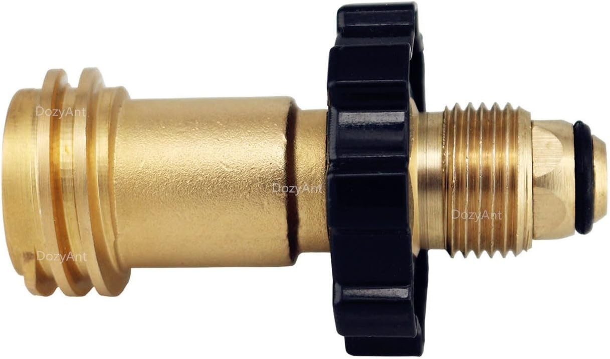 DOZYANT Universal Fit Propane Tank Adapter Converts POL to QCC1 / Type 1…
