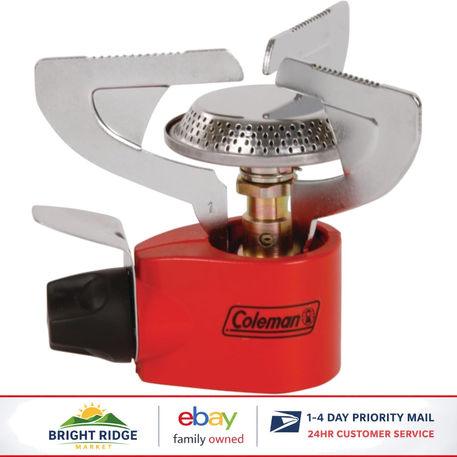 Efficient Camp Stove with Adjustable Burner for Precise Temperature Control