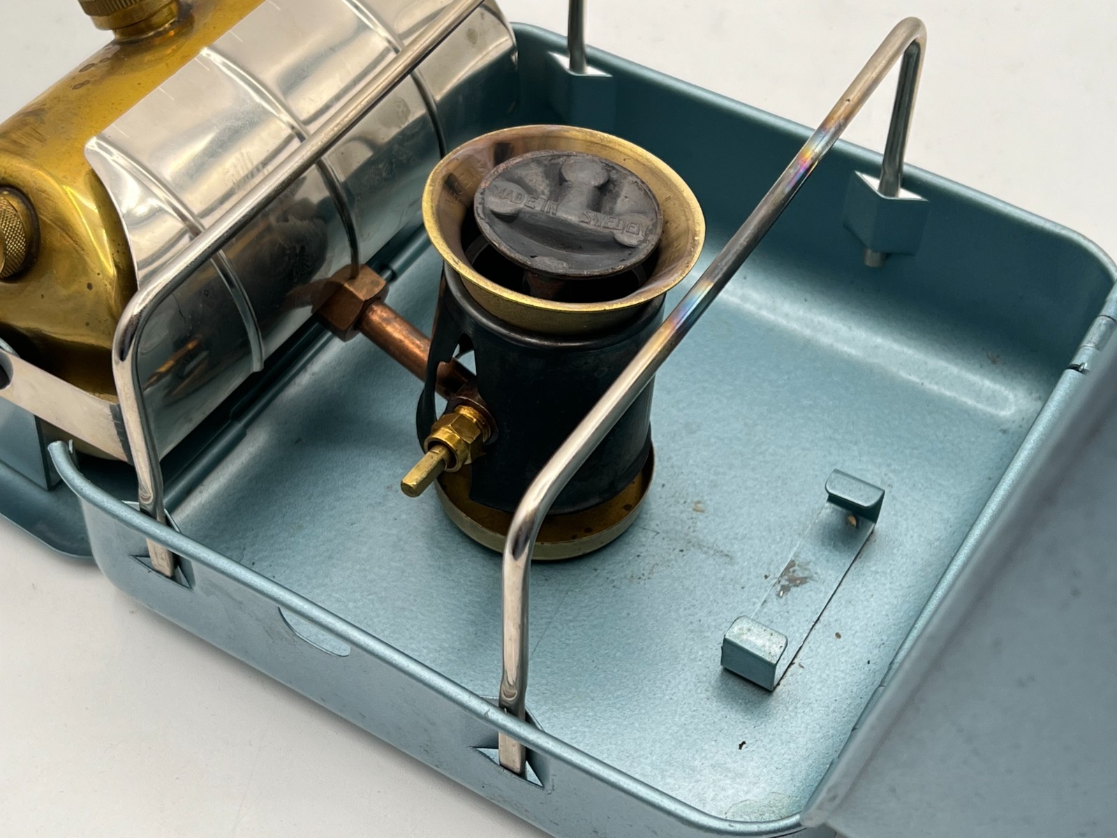 Vintage Optimus 111B Portable Camp Stove White Gas Backpacking Camping – Sweden