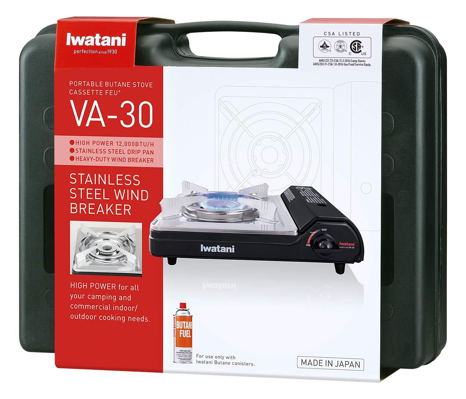 Cassette Feu Butane Va30 Camp Stove One Black