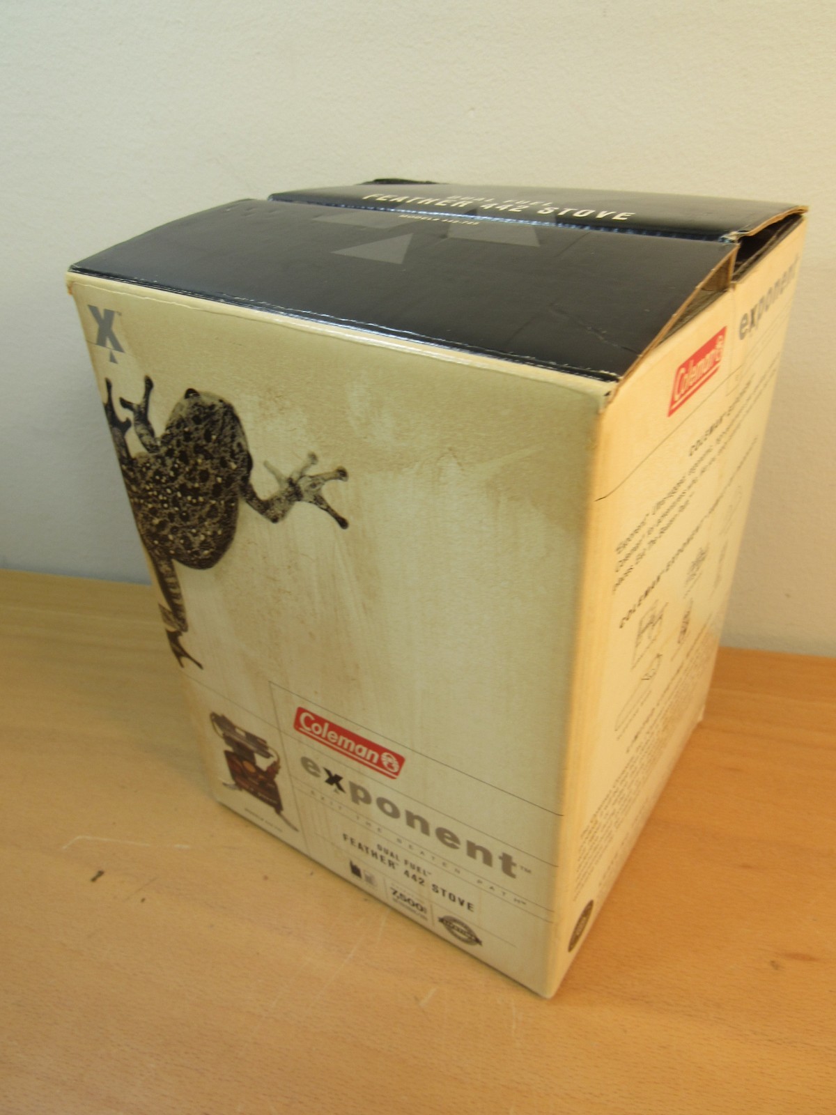 VTG Coleman Exponent Dual Fuel Feather 442 Portable Camp Stove with Box TESTED!