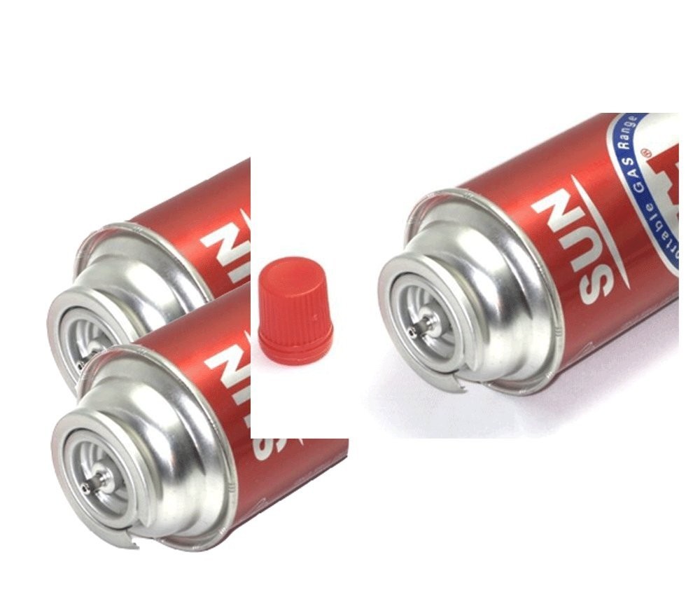 3 Pack Butane Refill Fuel Canisters for Portable Stoves & Gas Ranges – 8oz