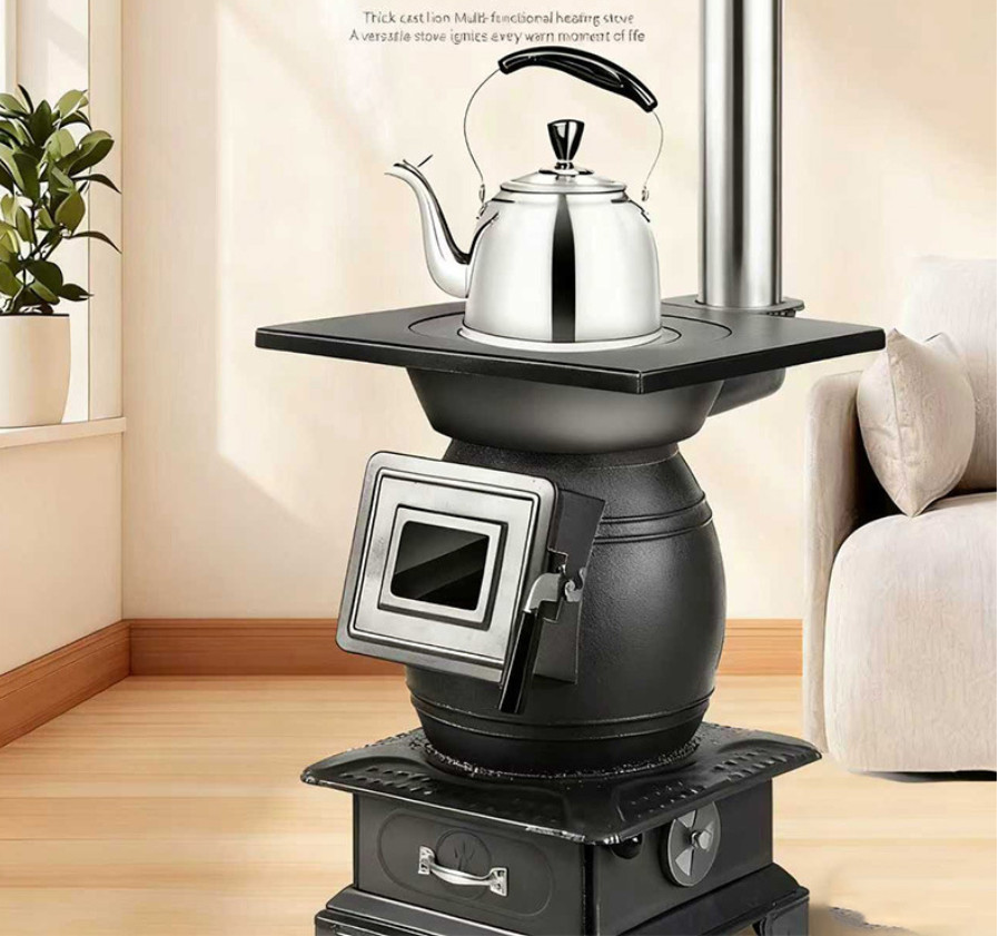 Portable Wood Burning Stove Hot Tent Stove for Outdoor Camping & Heating