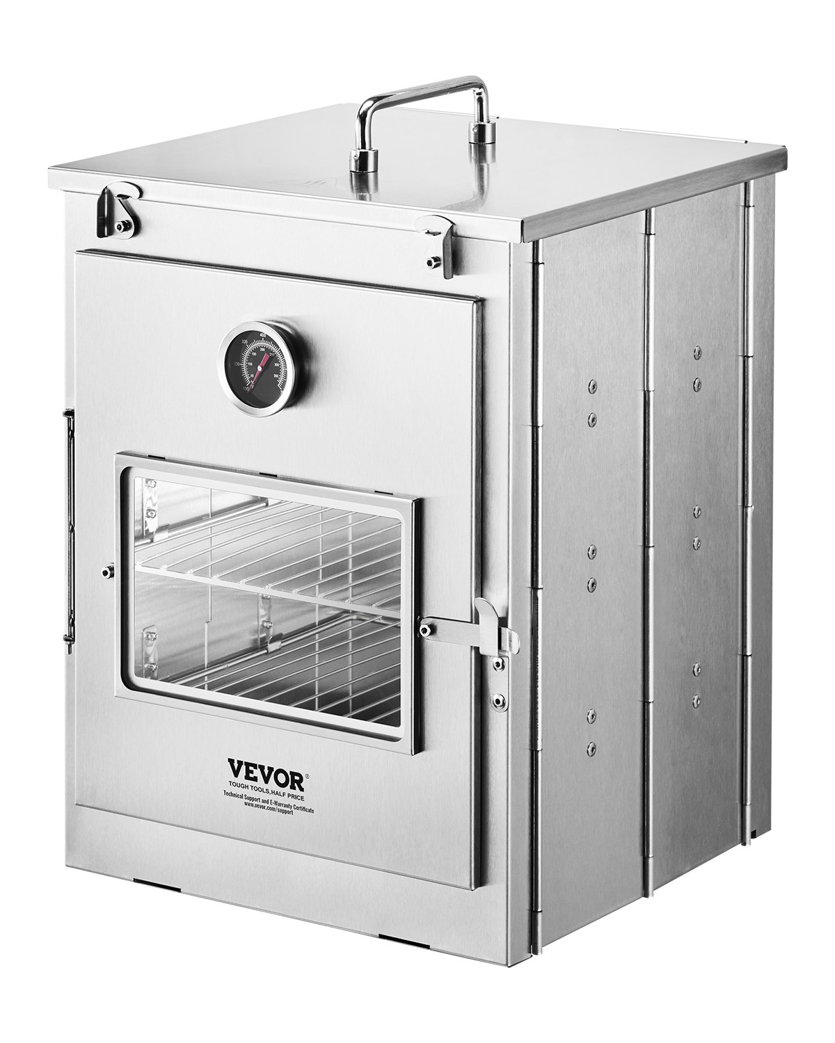 VEVOR Foldable Camping Oven Stainless Steel Portable Camping Stove 3 Tier Grill