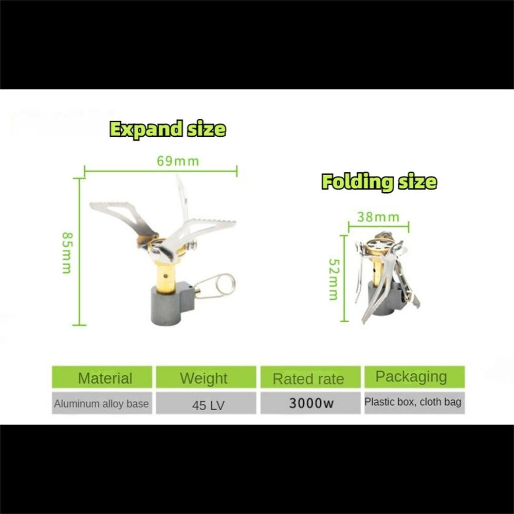 Portable Folding Camping Gas Stove Mini Outdoor Burner Heater for Picnic Cooking