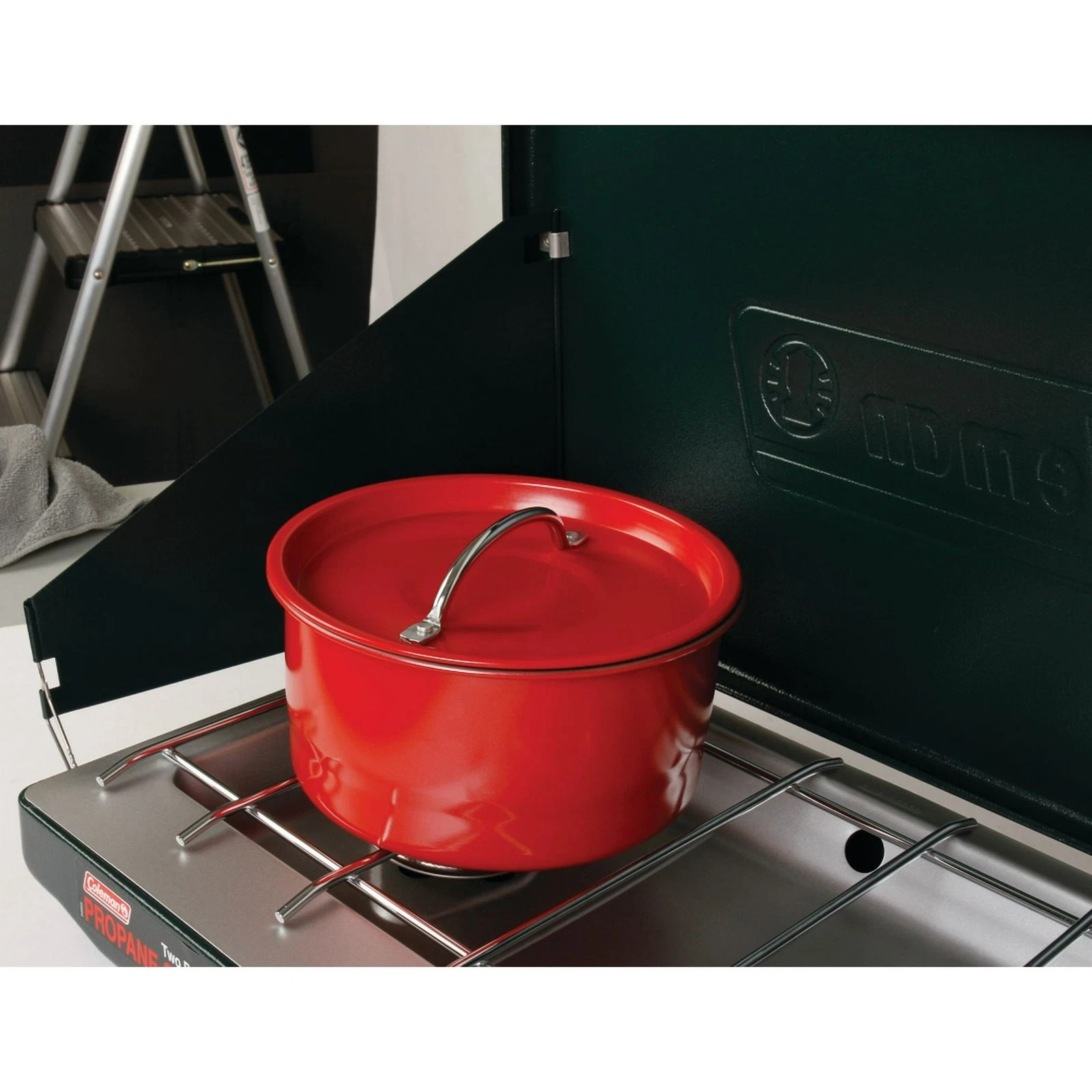 Coleman Brand, Matchlight 10,000 BTU 2-Burner Propane Stove, Black