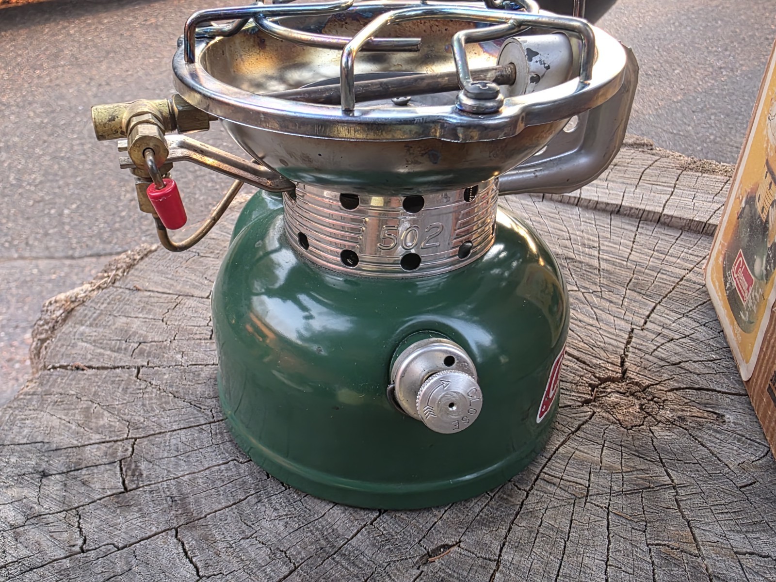 Vintage Coleman 1980 2/80 Sportster Camp Stove 502-700 Gas w/ Original Box