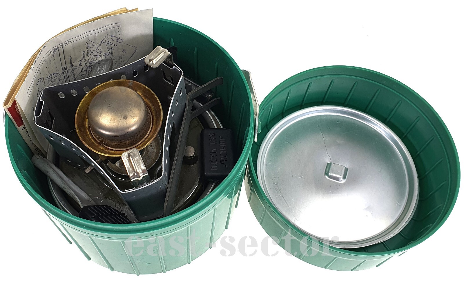 Original Vintage Camping Fuel Stove Set SHMEL-2 Russian Soviet Multifuel Alcohol