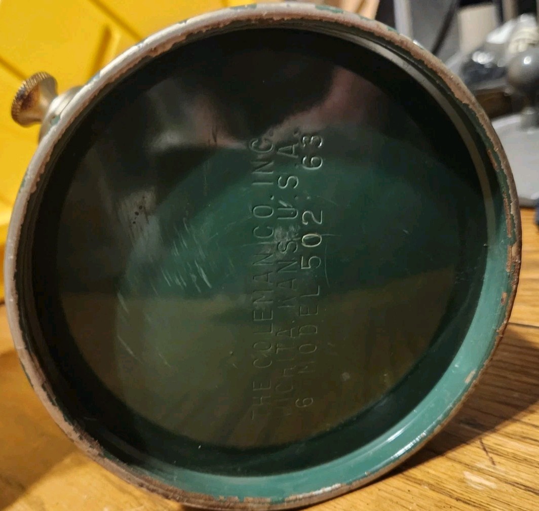 Vintage Coleman Sportster Camping Stove 502-700 One Burner Green In Original Box