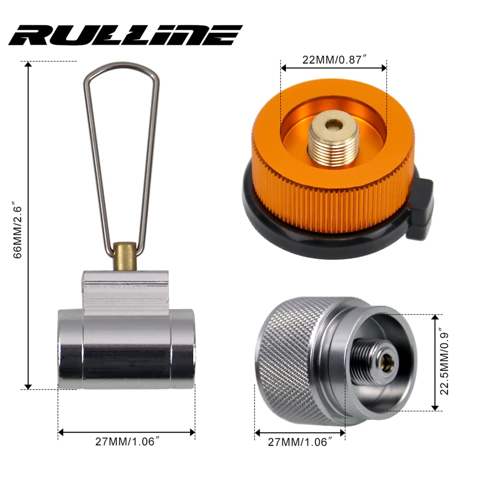 Gas Refill Adapter Kit for Camping Stoves – EN417 Lindal Valve Canister Refil…