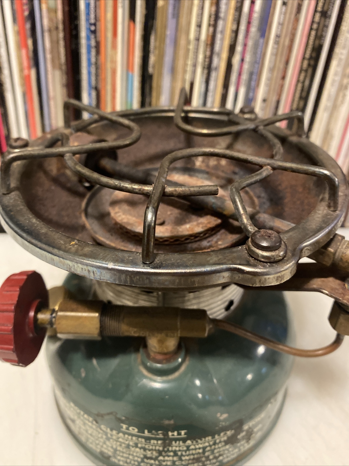 COLEMAN STOVE Model 502 from 1968 SUNSHINE Backpack CAMP Vintage 700 Gas Fuel