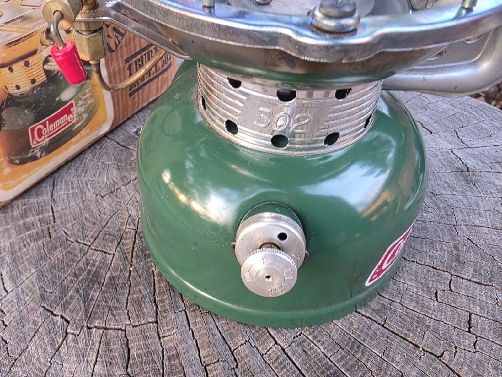 Vintage Coleman 1980 2/80 Sportster Camp Stove 502-700 Gas w/ Original Box