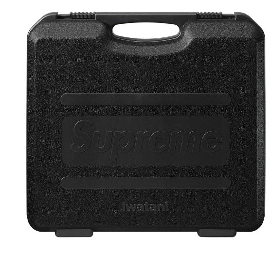 SUPREME®/IWATANI Portable Butane Stove SS25 Silver Made in Japan Hiking Outdoors
