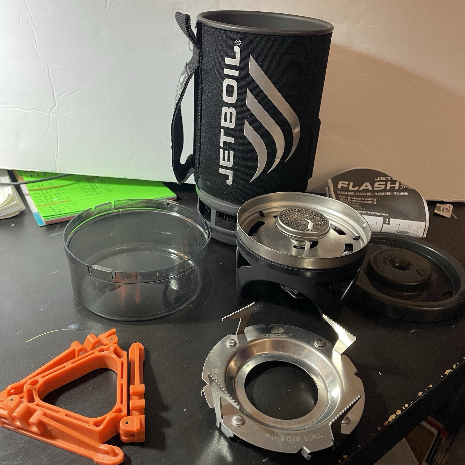 Jetboil Flash Personal Cooking System PCS Backpacking Camping Stove Black