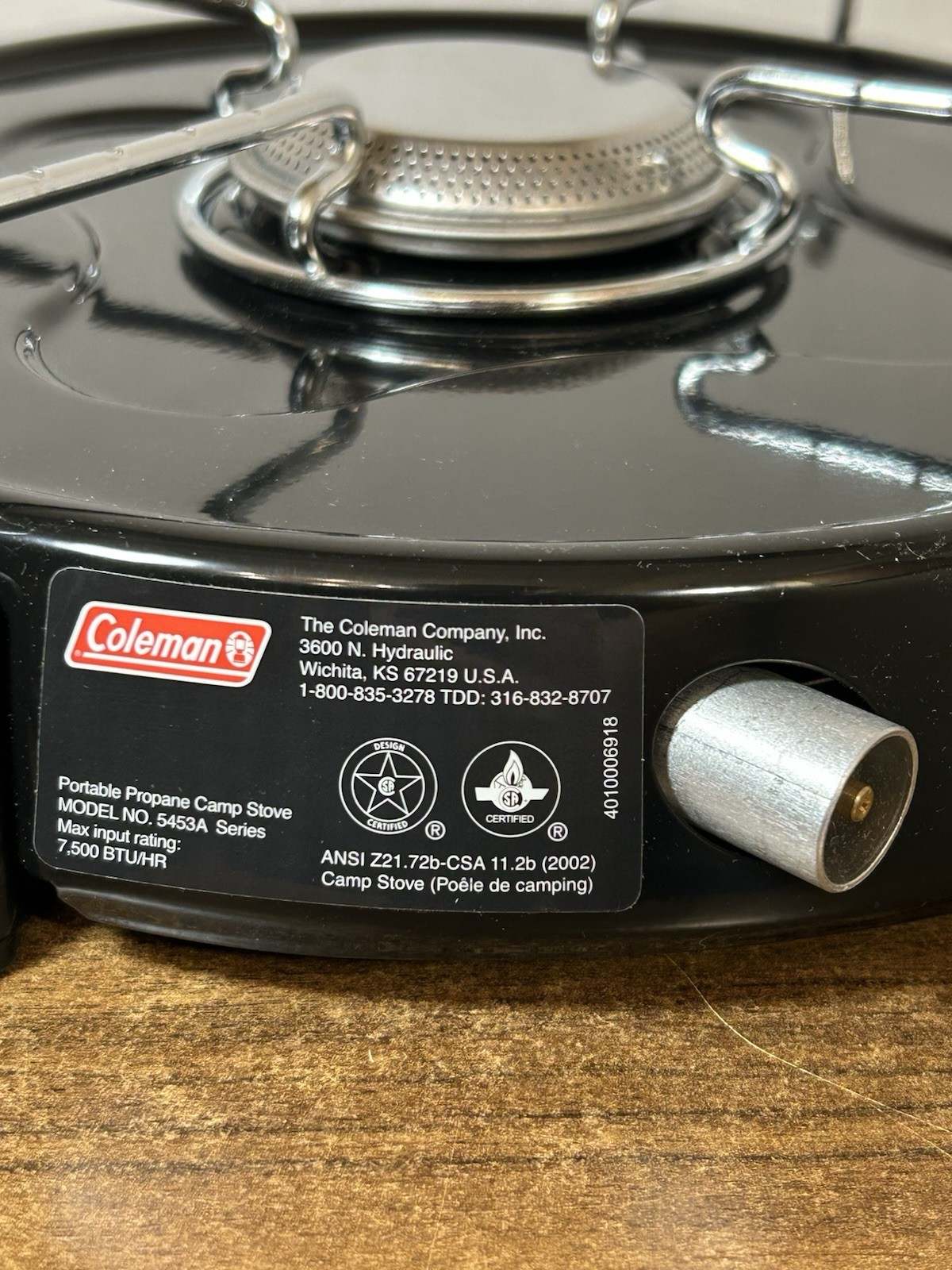 Coleman PowerPack Propane Gas Camping Stove 1-Burner Portable Stove 7500 BTU