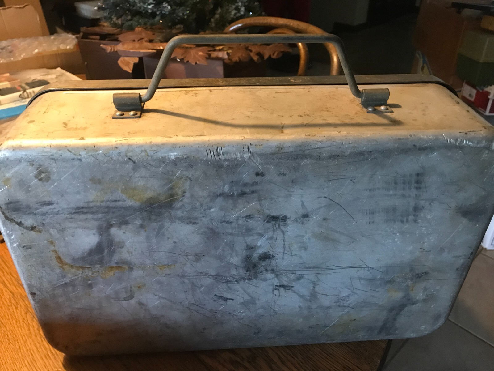 WWII U.S Military Gas Field Stove Double Burner w/ Case 1945