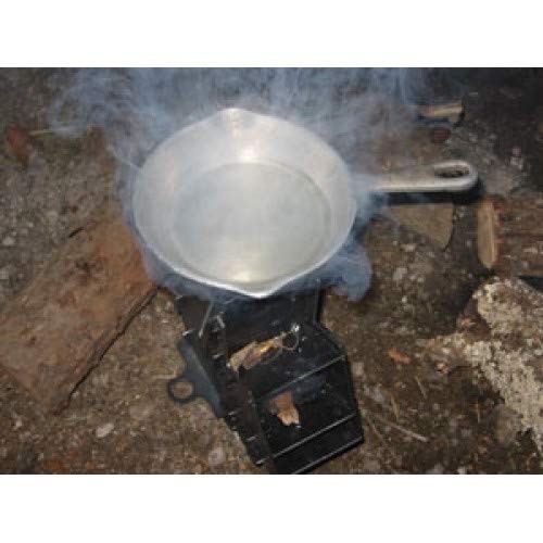 Marsh Kettles Camping Survivalist Prepper Flat Pack Stainless Steel Rocket Stove