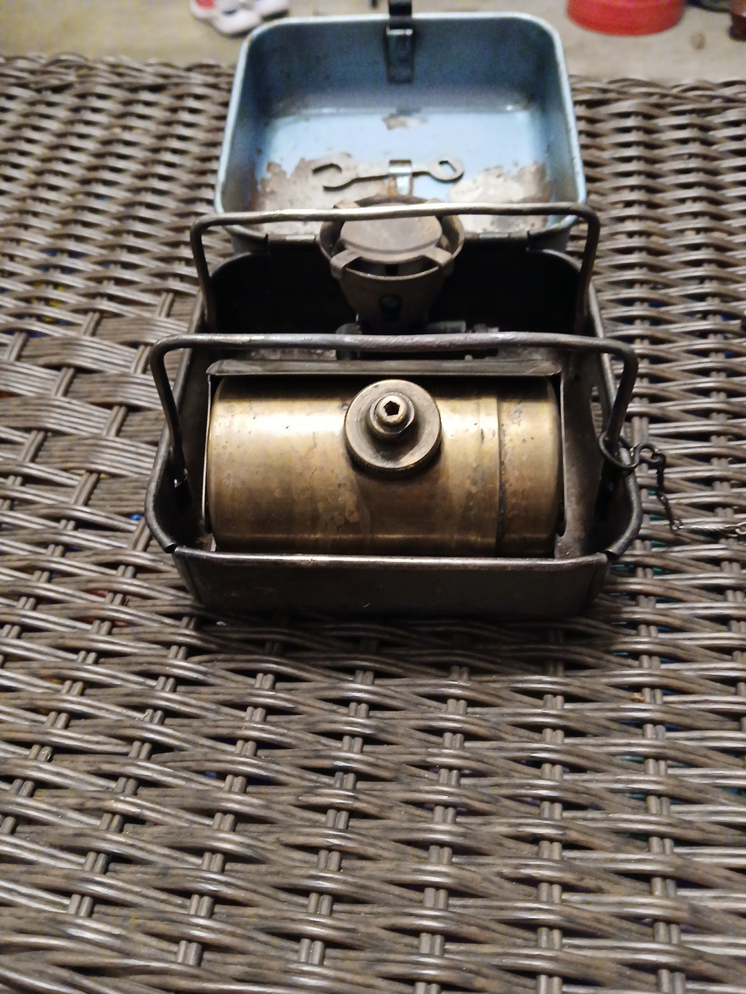Vintage Optimus International 8R Gasoline Made In Sweden Camping Hiking Stove