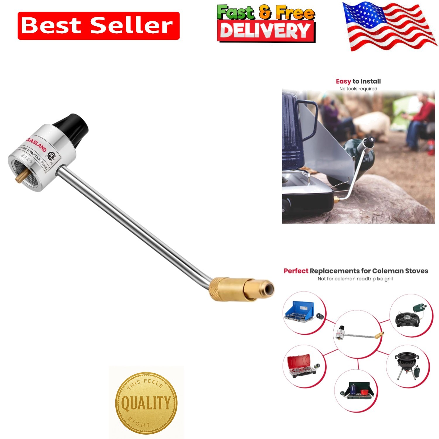 Propane Stove Regulator Compatible with Coleman Models – Revive Your Grill