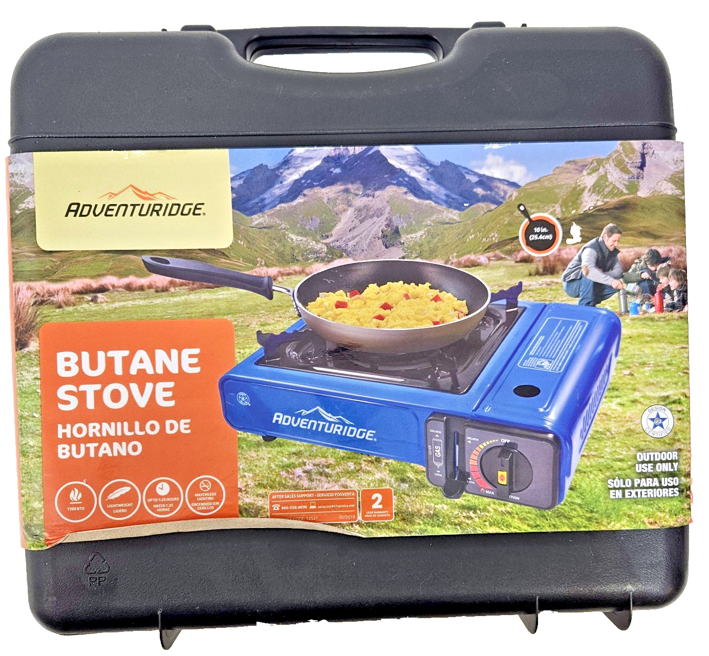 Adventuridge 7200 BTU Butane Stove New