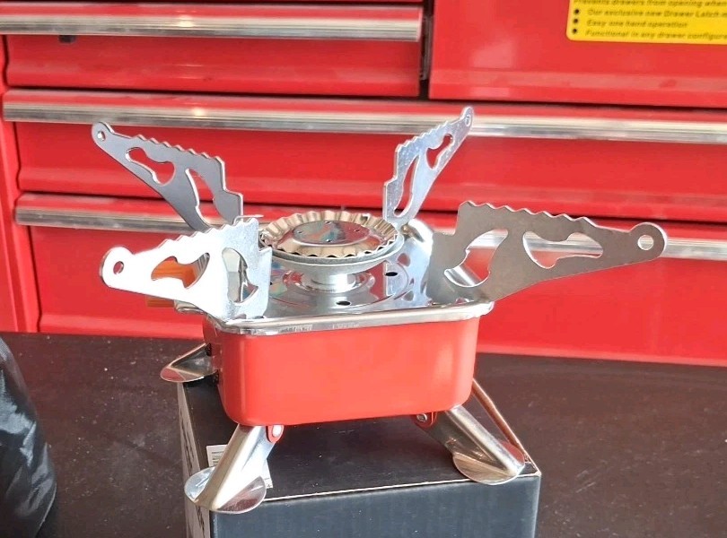 Journeyman Portable Camping Gas Stove Butane Cooking Equipment w/Storage Bag