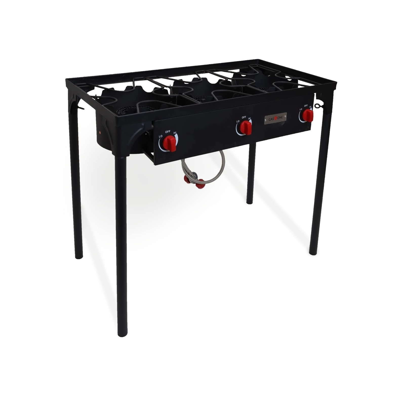 Gas One Outdoor Triple High pressure Burner with Stand Stove Propane Gas Cook…