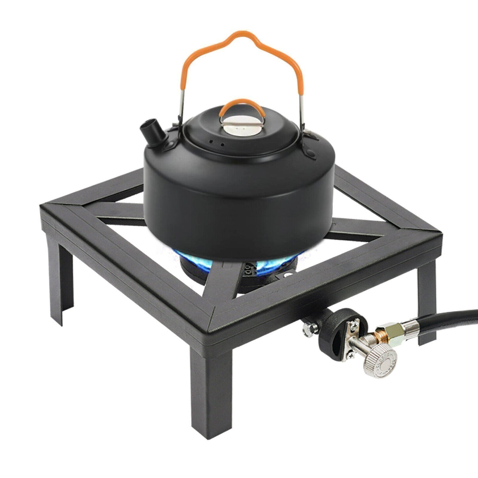Propane Cooker Burner Stove Gas Outdoor Cooking Camping Stand BBQ Grill & Hose