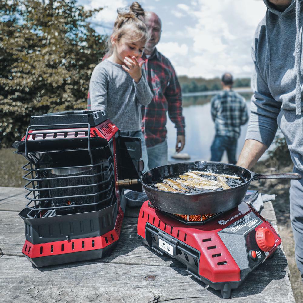 8,000 btu buddy flex cooker electronic ignition outdoor cooking stove portable