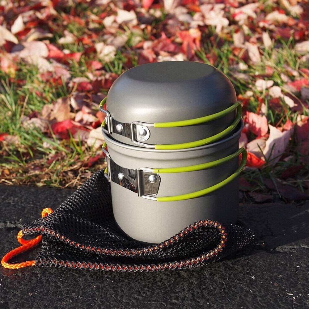 Portable Gas Camping Stove Butane Propane Burner Outdoor Hiking Picnic Cookware