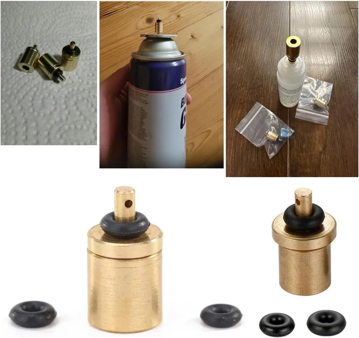 Thermacell Butane Refill Adapter 3 Pack Gas Valve for Camping Stove