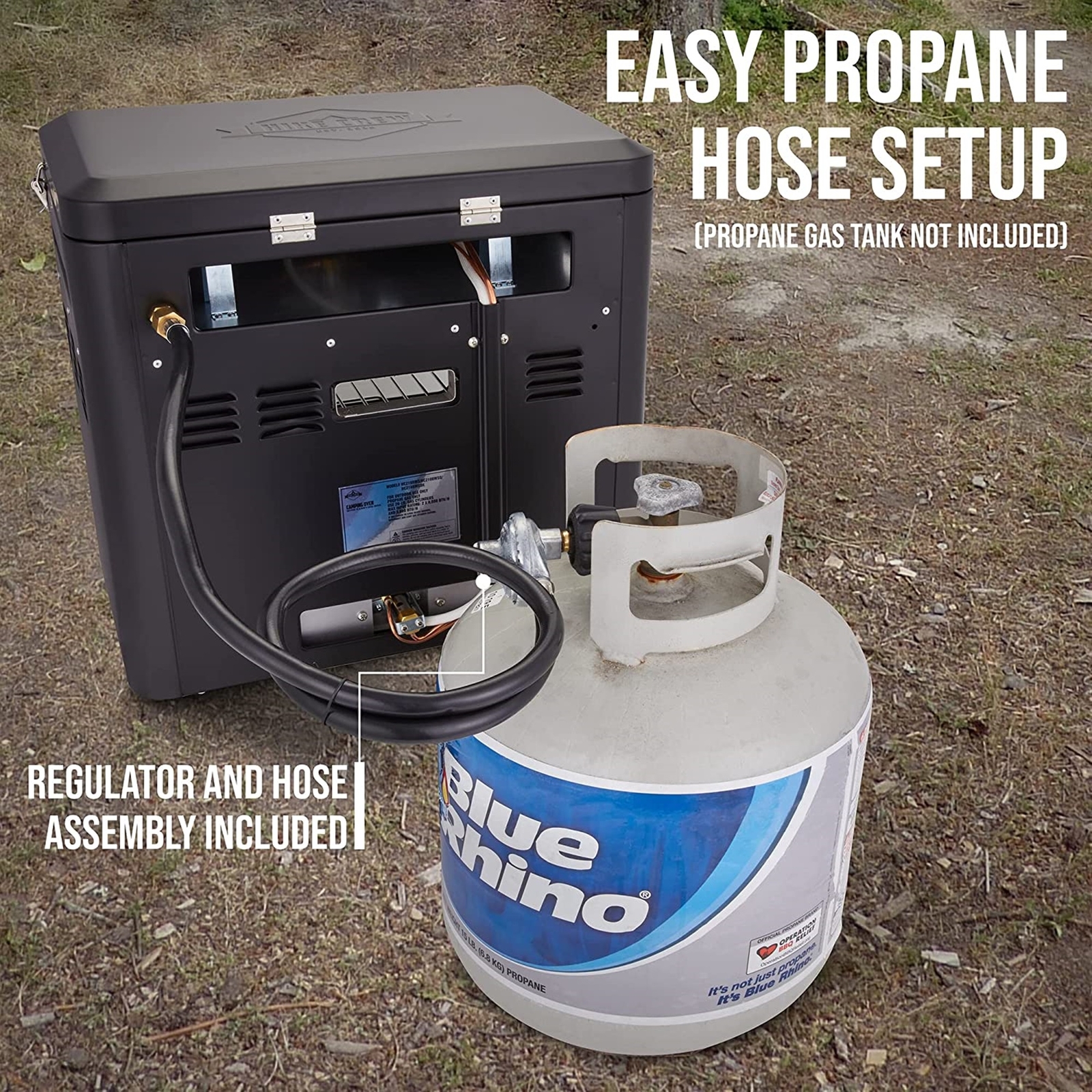 Hike Crew 2-in-1 Gas Camping Portable Propane Stove & Oven with Grill