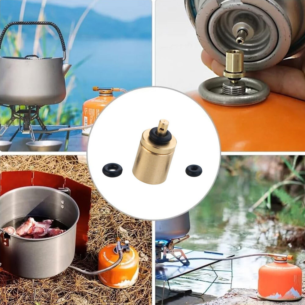 Gas Refill Adapter Stoves Cylinder Butane Canister Tank For Camping Outdoor BBQ