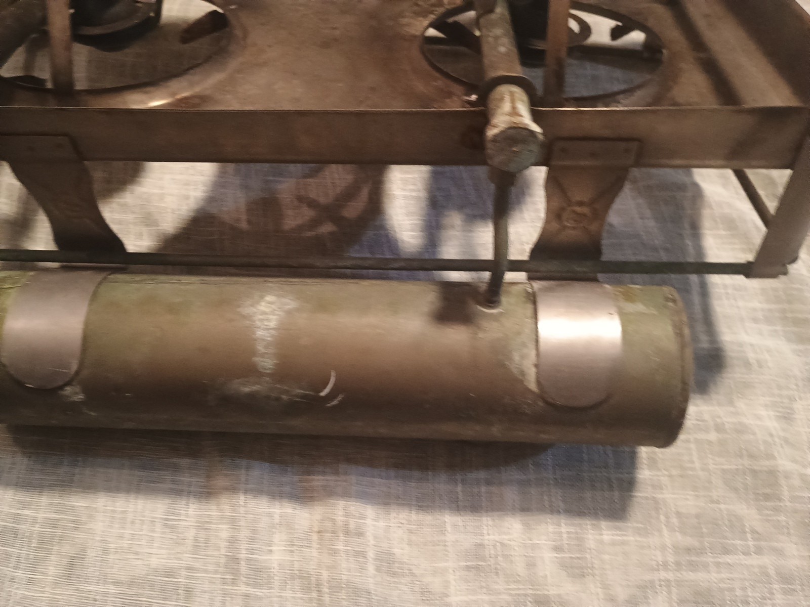 VTG Original Punker Military Double Alcohol Burner Stove Outdoors Camping Sweden