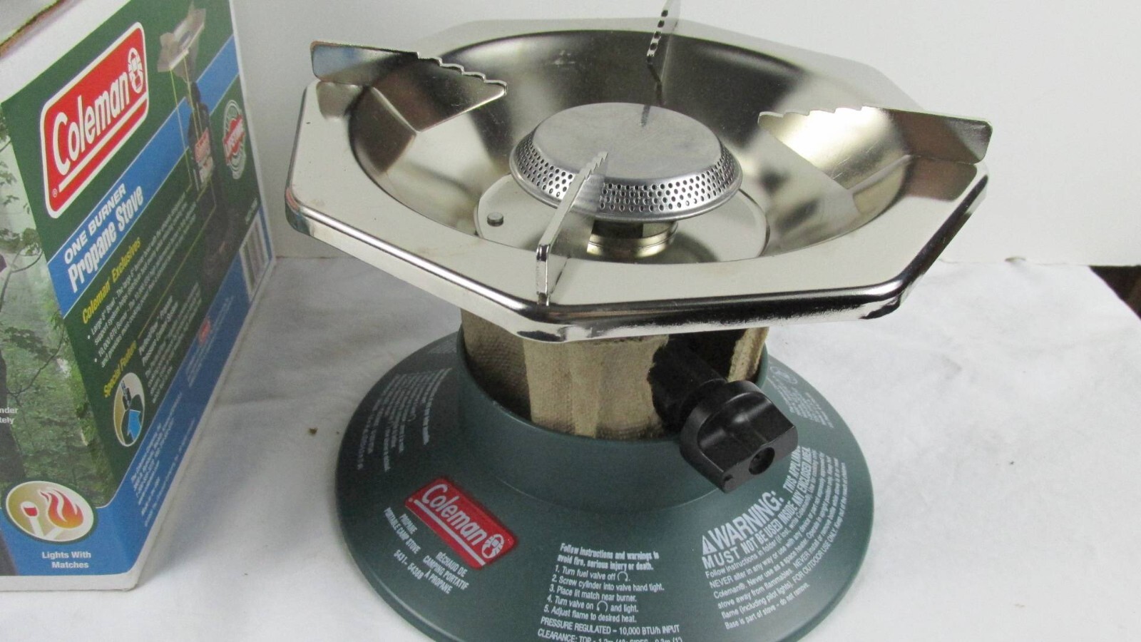 Vintage Coleman PerfectFlow Portable One Burner Propane 5431 700G Camping Stove