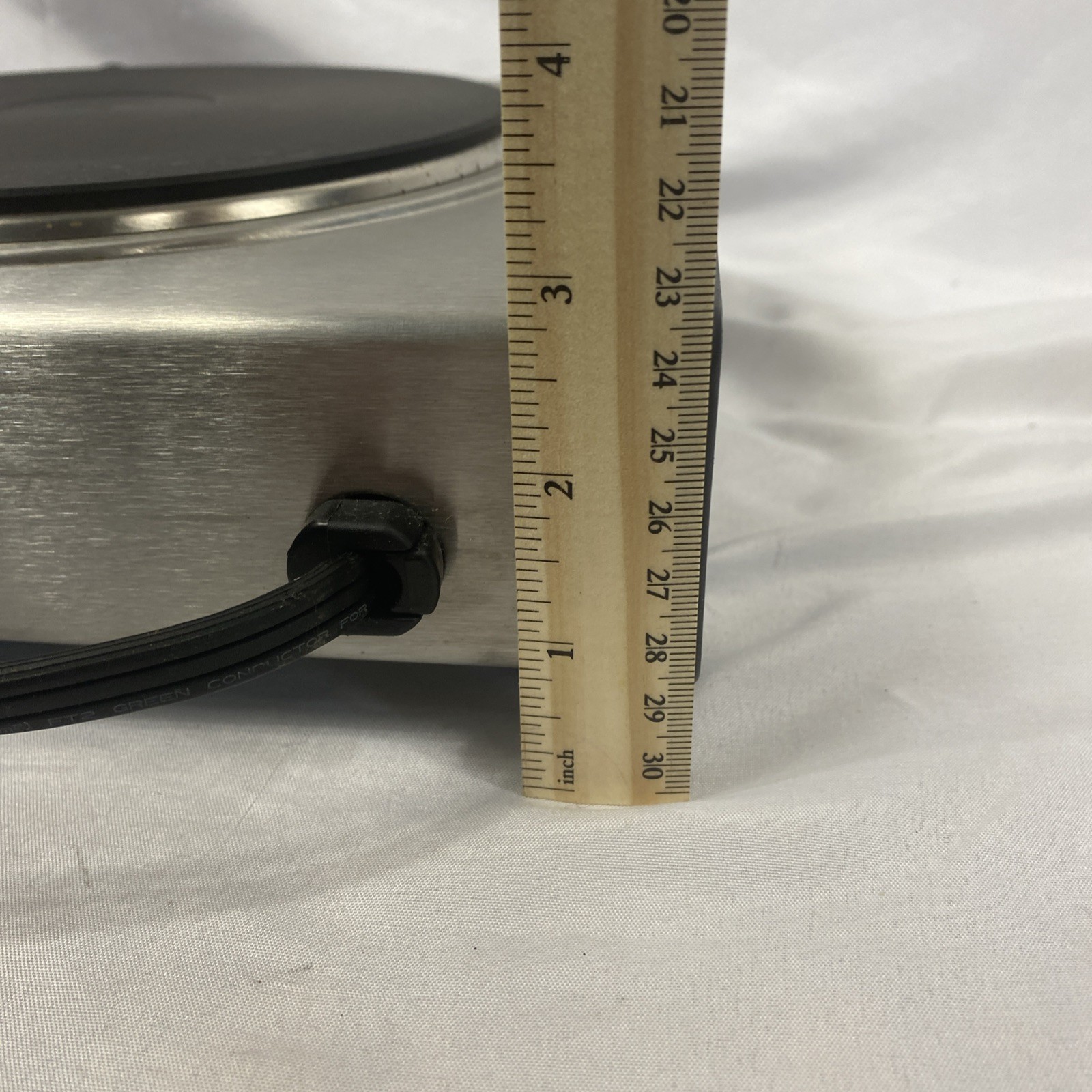 Waring SB30 1300W Portable Single Burner Stainless Steel Electric Hot Plate