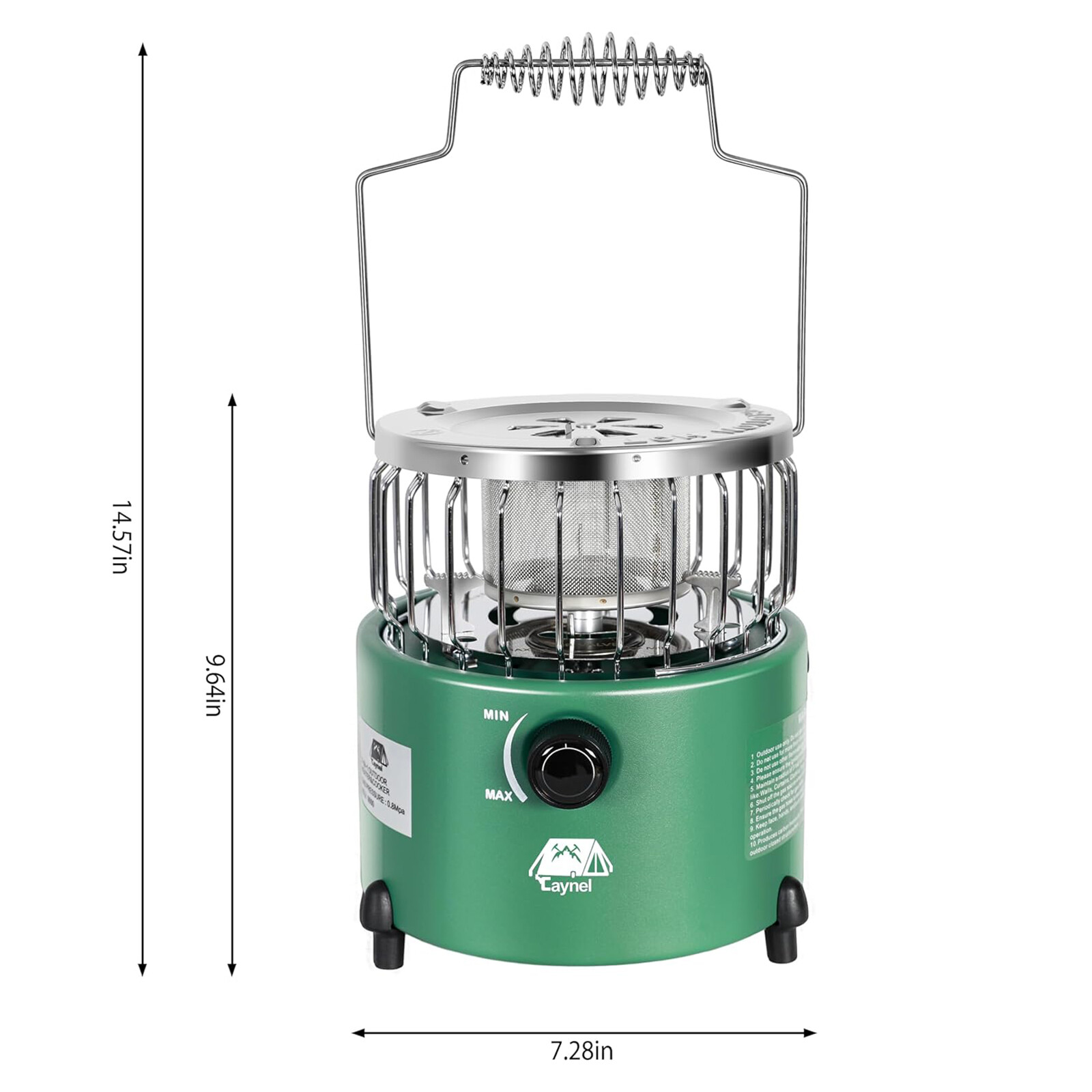 2 in 1 Portable Propane Heater Indoor Gas Stove Equipment for Outdoor Household