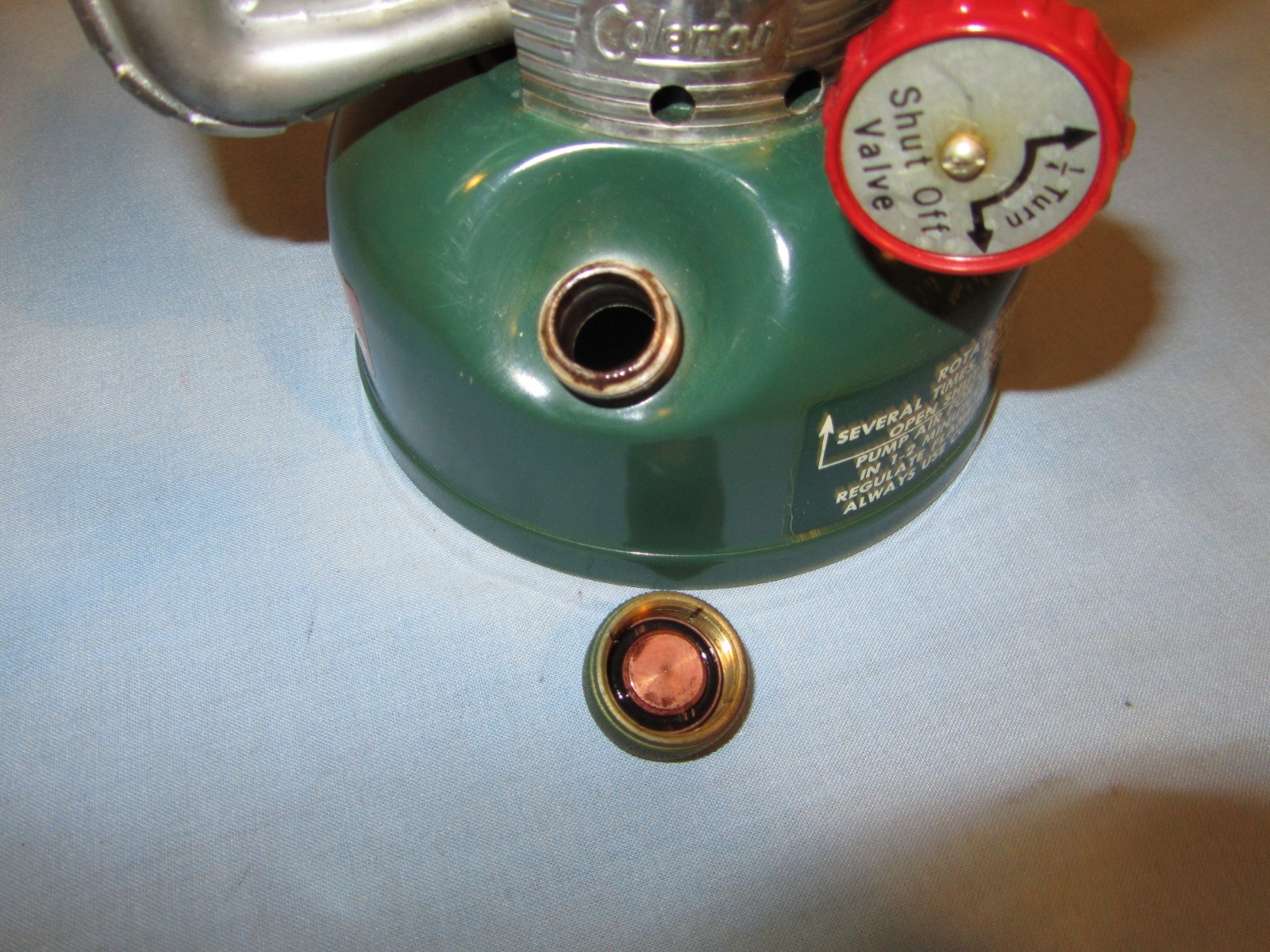 Vintage Coleman 502 Single Burner Dated 10/63