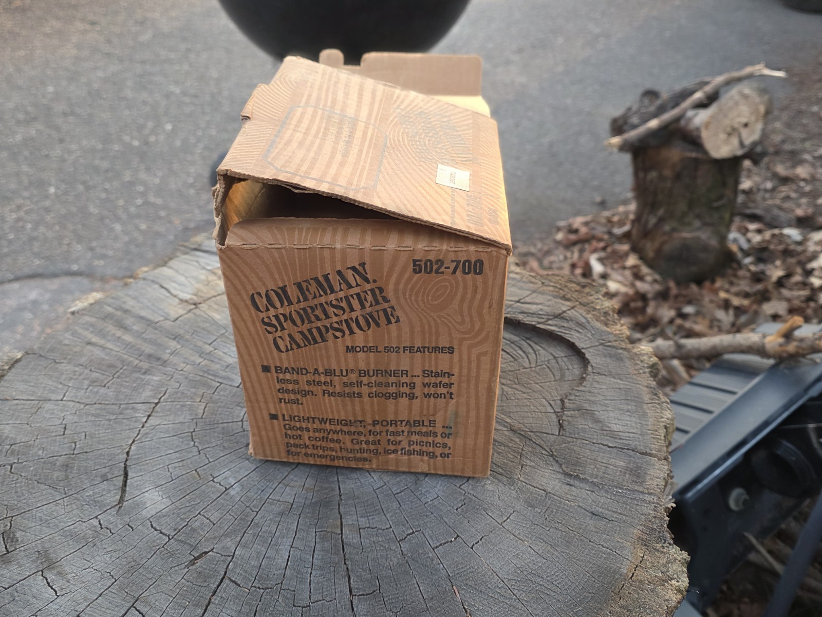 Vintage Coleman 1980 2/80 Sportster Camp Stove 502-700 Gas w/ Original Box