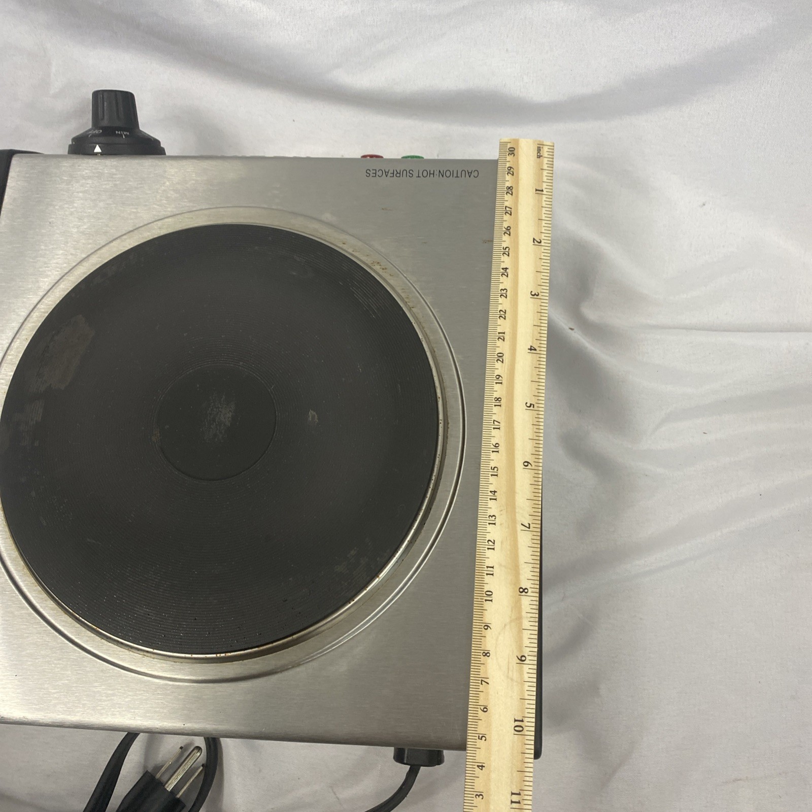 Waring SB30 1300W Portable Single Burner Stainless Steel Electric Hot Plate