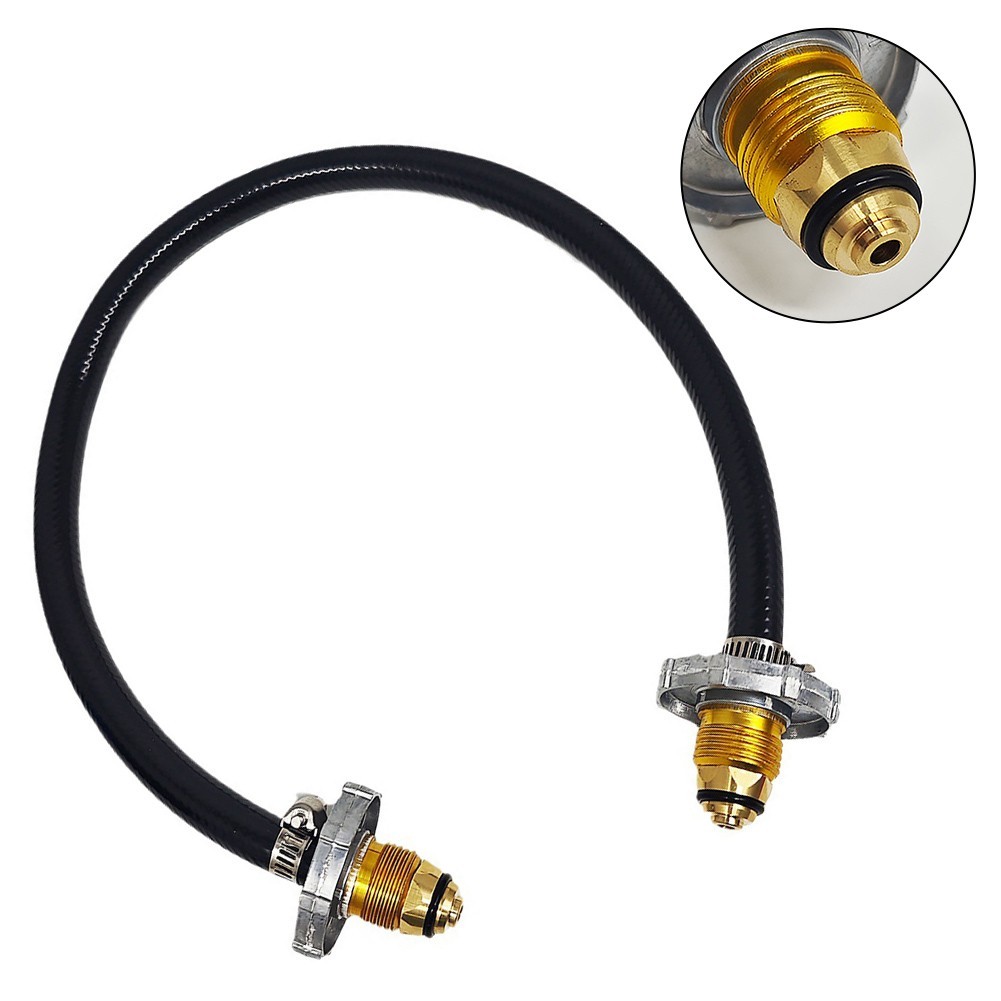 60cm Propane Cylinder Tank Refill Adapter Hose Quick And Easy Refilling