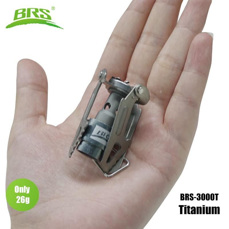 BRS-3000T Titanium Camping Gas Stove Outdoor Picnic Hiking Burner 25g