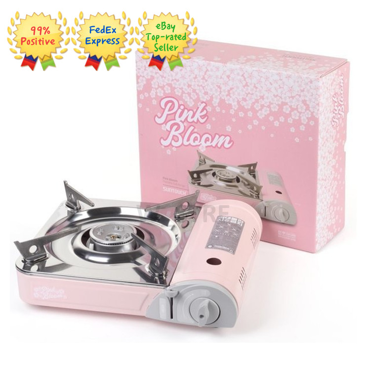 Suntouch Mini Portable Butane Gas Stove Burner Outdoor Pink / Express