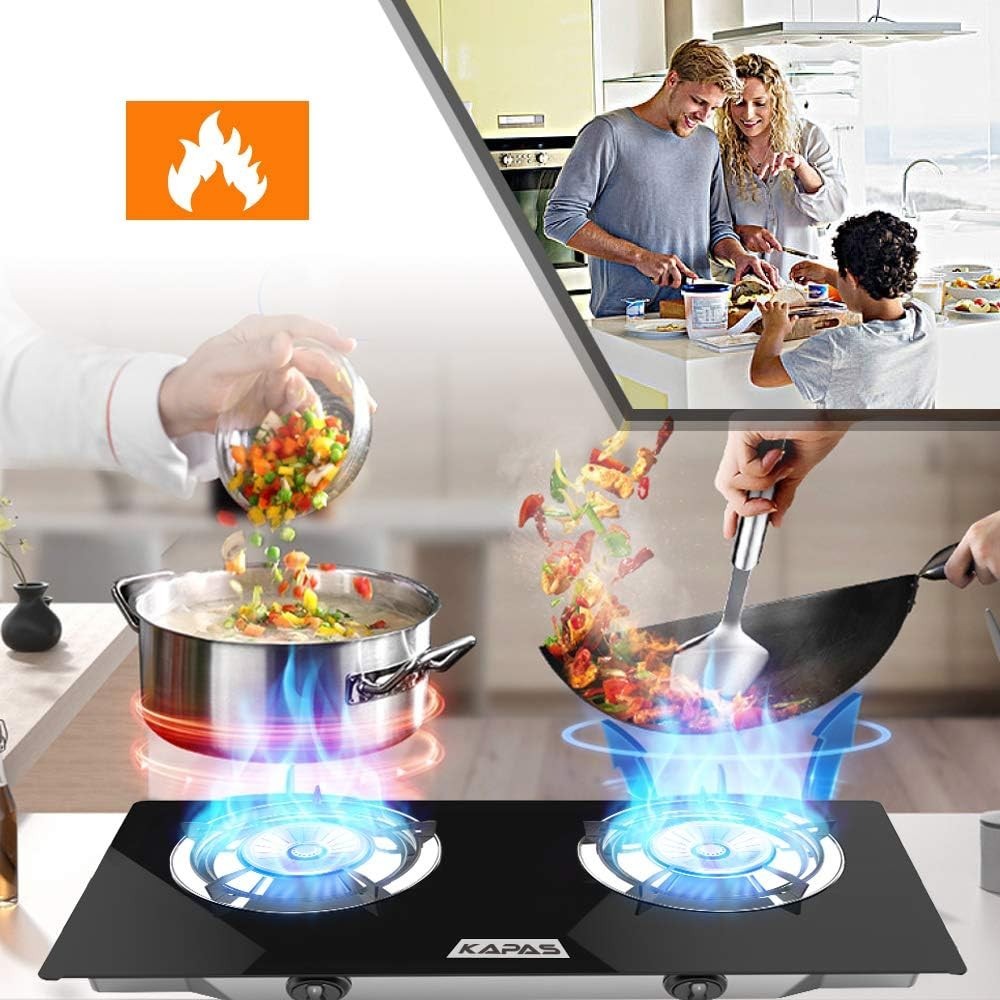 Outdoor & Indoor Portable Propane Stove, Single & Double Burners with Gas Ho…