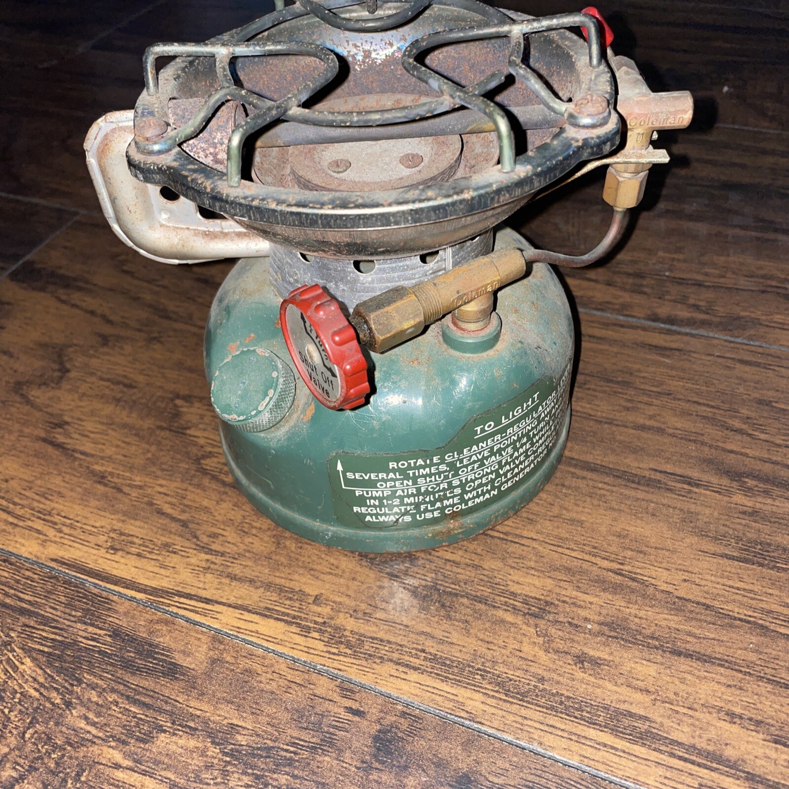 Vintage Coleman Sportster Stove 502-700 Green Original Box Barn Find